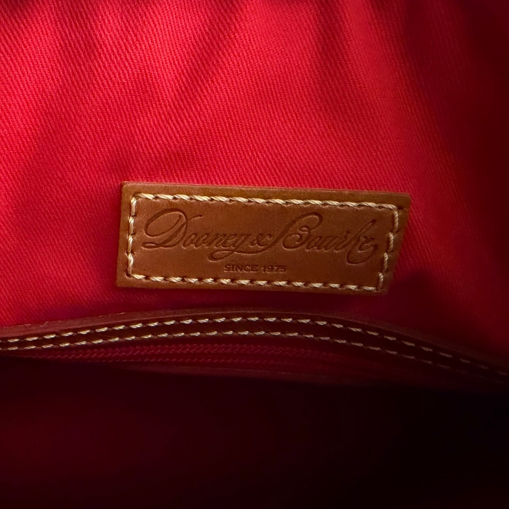 💐 NEW 💐 Dooney & Burke Striped Satchel/Crossbody - Picture 4 of 5